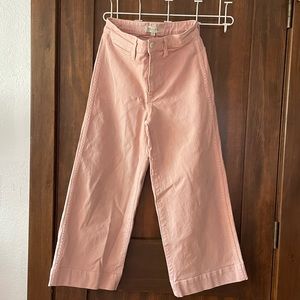 Madewell Cropped Wide Leg Pants